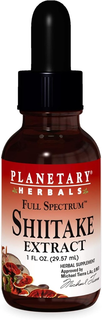 Planeetta Kasvihuoneet Full Spectrum Shiitake Extract Supplement, 2 Fluid Ounce