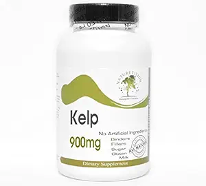 Kelp 900mg - 180 kapslar - Inga tillsatser - Naturtitionstillägg