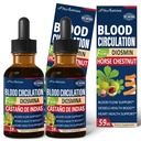 Verenkierto Drops, typpioksidi täydentää veren virtausta, paine & Heart Health W/Heart Chestnut Extract Liquid. Castaño de Indias y Diosmina para la Circulacion y Varices. 4 oz