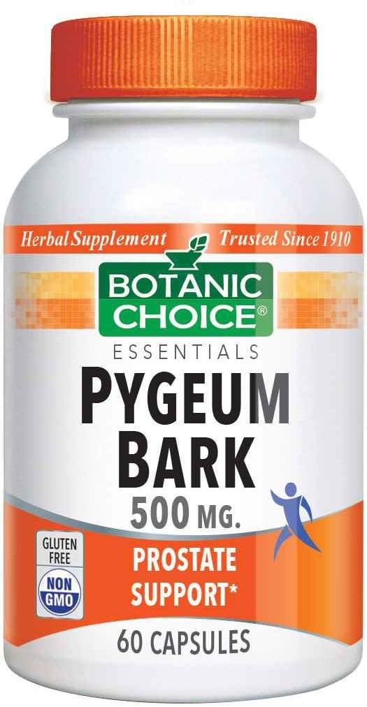 Kasvitieteellinen valinta Pygeum Bark 500 mg, 60 kapselia