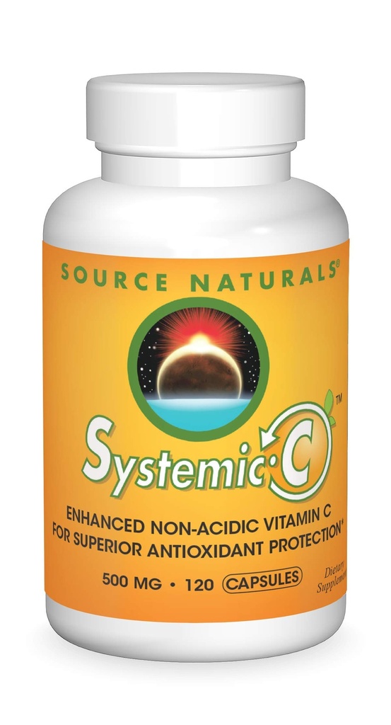 Källa Naturals Systemic C, 500mg - 120 kapslar