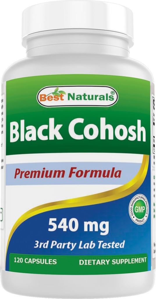 Best Naturals Musta Cohosh 540 mg 120 kapselia