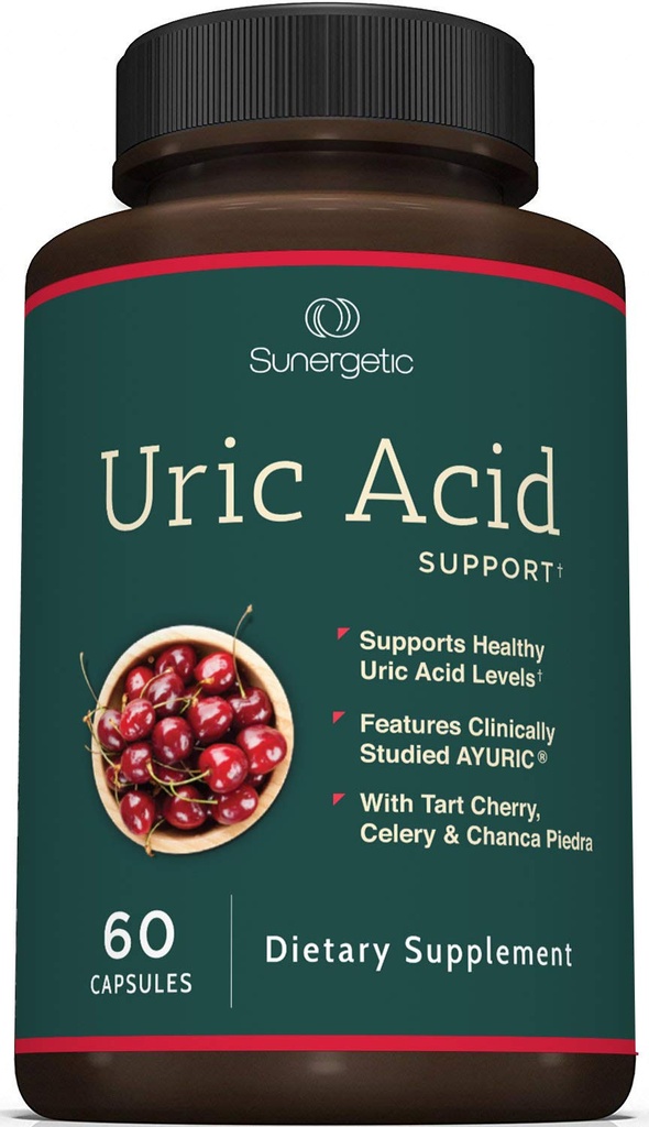 Sunergetic Premium Uric Acid Support Supplement 