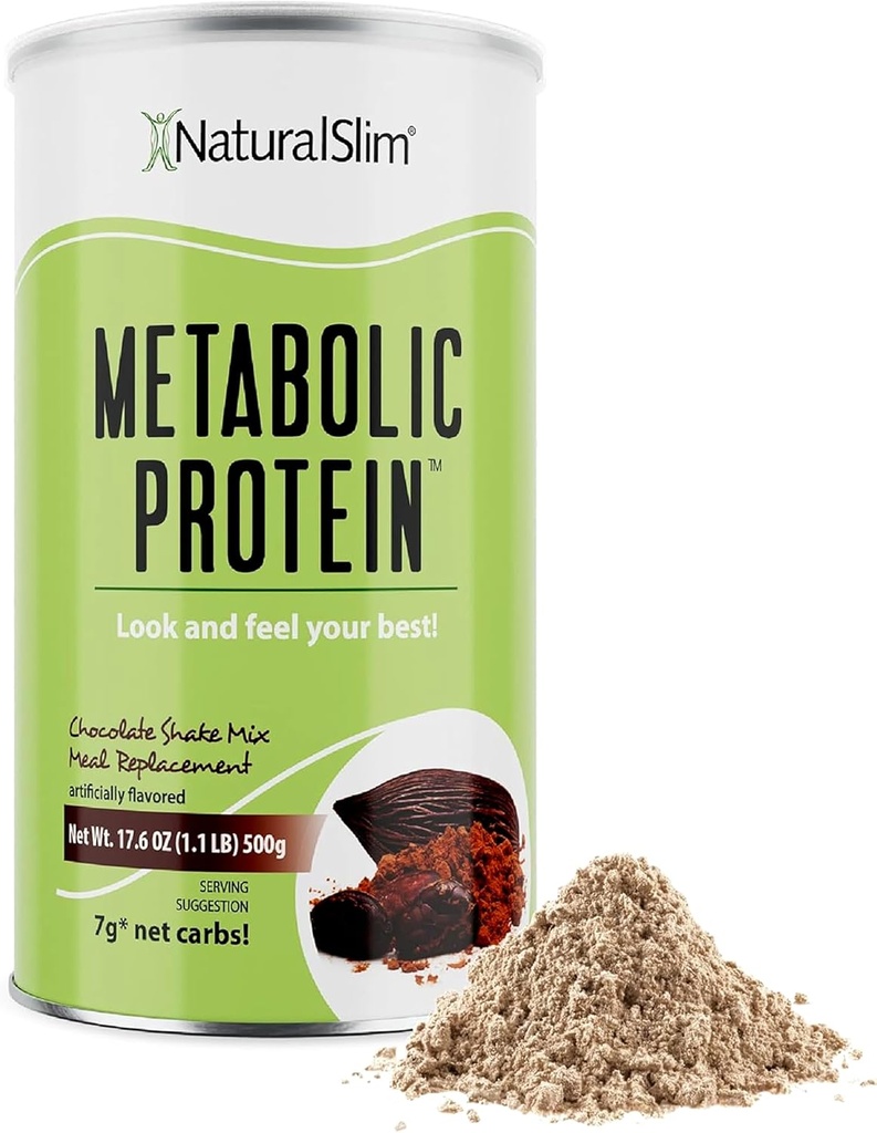 NaturalSlim Metabolic Whey Protein Powder Chocolate 
