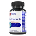 Quantum Nutrition Labs Max Energy Bs - B-vitamiinikompleksi, Methylated B Complex Vitamiini B1, B6, B12, Thiamin, Folaatti ja Biotin - 60 Kasvissyöjäkapselit