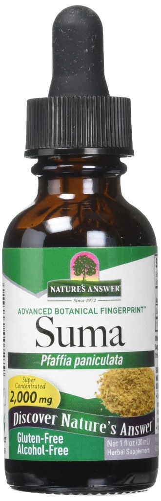 Luonnon vastaus Suma Root Pfaffia Paniculata Brasilialainen Ginseng ... Edistää yleistä terveyttä ja hyvinvointia Gluteeniton, alkoholiton ja Kosher Certified 1oz
