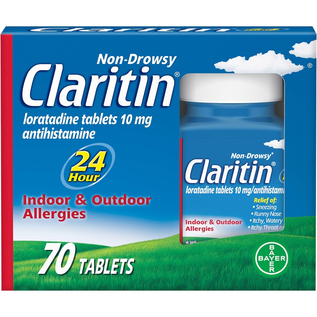 Claritin 24 tunnin allergialääkkeet, ei-huono reseptilääke