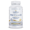 Nordic Naturals ProOmega-D, Lemon Flavor - 120 Soft Gels - 1280 mg Omega-3 + 1000 IE D3 - High-Potency Fish Oil - EPA & DHA - Brain, Eye, Heart & Immune Health - Non-GMO - 60 portioner