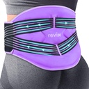 REVIX Reusable Large Back Ice Packs with compression hihnat, säädettävä alaselkä Jääkääre Lumbar, Sciatic Nerve, Soft Pluh Lining, Kylmä Compress Therapy