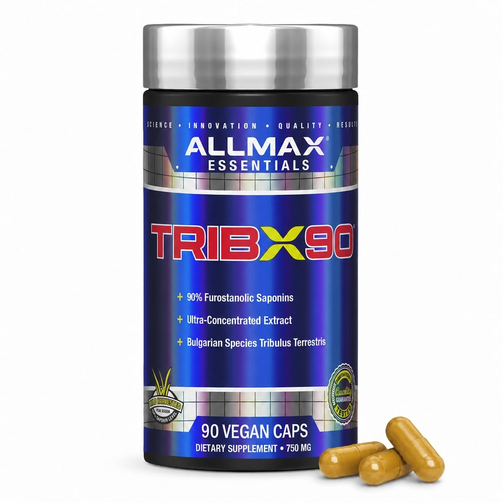 ALLMAX Nutrition Trib X 90, Bulgarian Tribulus Ultra-Centrated Extract, 90 kapselia