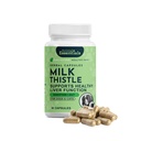Animal Essentials Milk Thistle för hundar och katter - Liver Support, Milk Thistle 150mg, Silymarin, Lever Supplement, Herbal Capsules, Organic Human Grade Herbs, Veterinär Rekommenderad - 30 Räkna