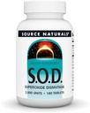 Source Naturals S-O-D, Superoksidi Dismutaasi - Ravintolisä - 180 tablettia
