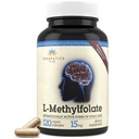 Teraputics L-Methylfolate 15mg | 120 Vegan Capsules | Premium | 5-MTHF Active Methyl Folate Supplement för humocysteinmetylering - Non-GMO Gluten-Free, No Fillers - Folic Acid Brain Support