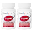 High-Potency Cranberry Supplement - 450mg Pure Cranberry Tablets för urinvägarnas naturliga UTI-förebyggande för män och kvinnor-GMO, Gluten & Dairy Free Cranberry Concentrate 100 Count (2pk)