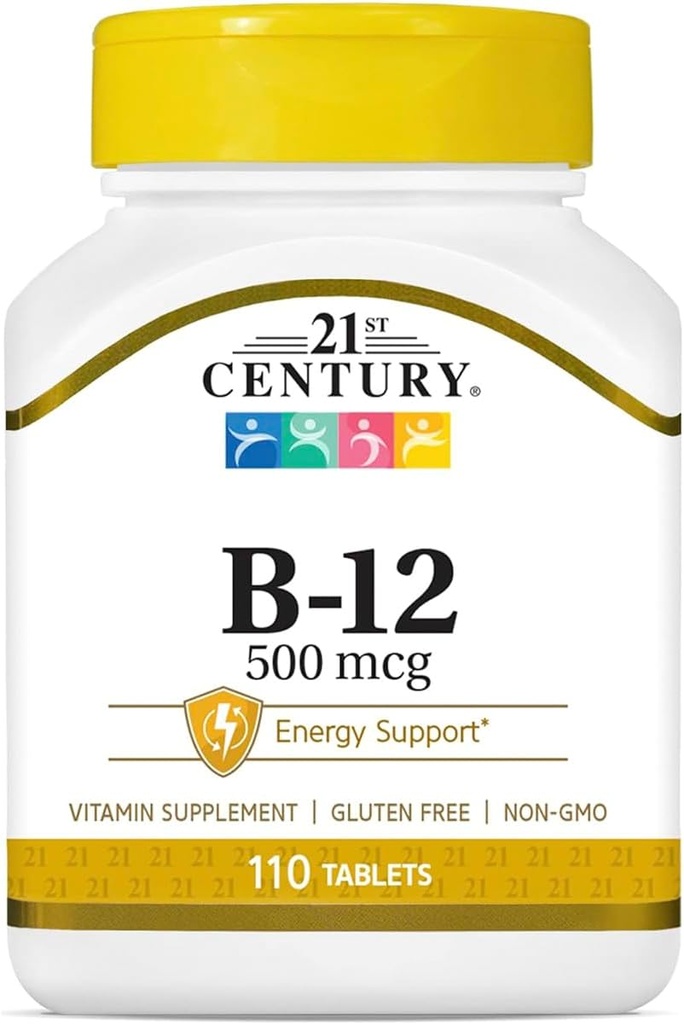 21st Century B-12 500 mikrog tabletti, 110 count (pakkaus 2)