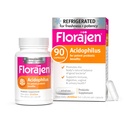 Florajen Acidophilus Probiootit, Gut Health, Vaginal Health ja Immunosupport Supplement, Ummetus ja turvotus helpotus aikuisille, 90 kapselia (Refrigerated)