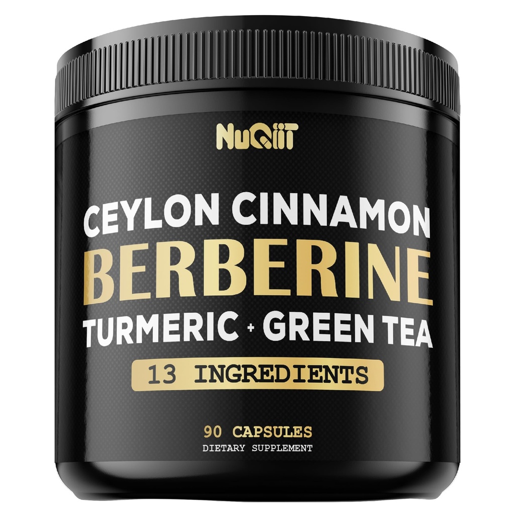 Berberiinilisä. Lisätty Turmeric Curcumin, vihreä tee & enemmän - Tuki sydämen terveys, kehon hallinta ja immuunijärjestelmä - 90 kapselia 3 kuukauden toimitus