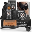 Parran kasvu- ja grooming Kit - Kasvuöljy (2Oz), Balm, Comb, E-kirja, varastointilaukku, viikset Miesten Lahjasetti hänelle