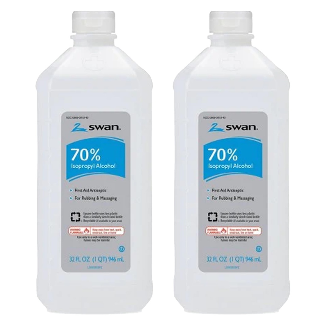 Joutsen 70% hierova alkoholi, 32 fl oz (pakkaus 2)
