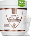Mitt äventyr till Fit Whey Isolate Protein Powder - Low Carb Protein Powder för kvinnor - Sweetened med Stevia Whey Isolate Protein för muskeltillväxt - Protein Powder (Chocolate Ice Cream, 15 Servings)