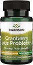 Swanson Cranberry Probiootti 5 miljardia Cfu 60 Veg kapselia
