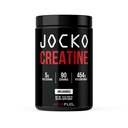 Jocko Fuel Creatiini Monohydraatti, puhdas mikronoitu jauhe miehille ja naisille, tukee lihasten kasvua, voimaa, Recovery & Cognition, makuamaton, 450 grammaa, 90 tarjoilua