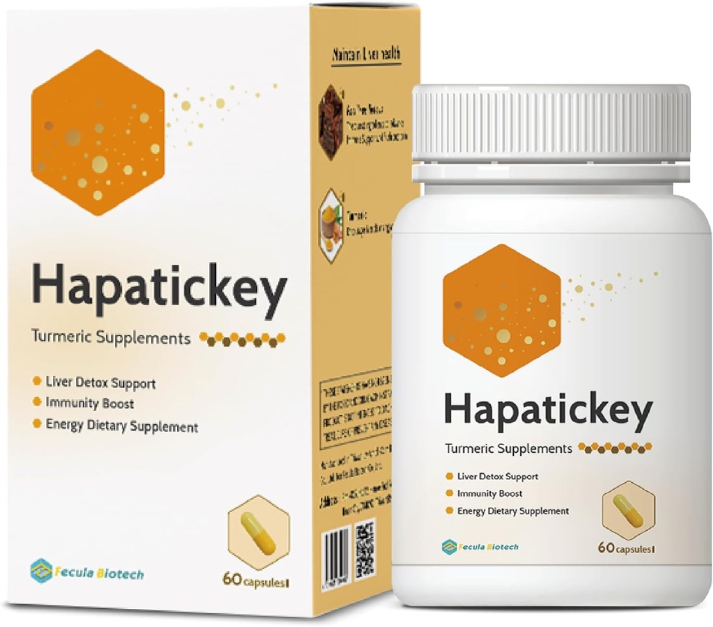 Kurkuma- ja postbioottilisä, 60 kapselia Maksan tuki, Gut Health & Detox