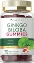Carlyle Ginkgo Biloba 300 mg ...70 Gummies... 45:1 Leaf Extract...