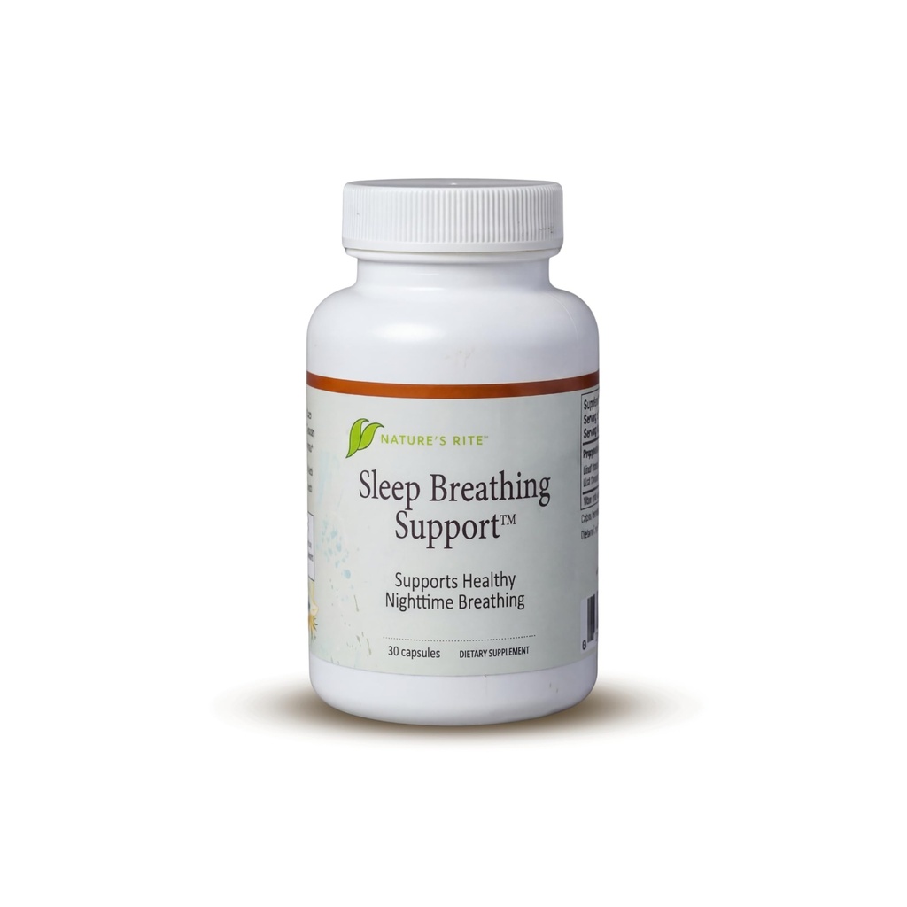 Nature's Rite Sleep Breathing Support - Natural Assistance for Better Sleep, Parantaa hengityskuvio, 30 kapselia, Kaikki luonnolliset kasviperäisiä ainesosia, valmistettu Yhdysvalloissa