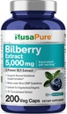 NusaPure Bilberry Extract 5 000mg 200 Kasvisruokaa (ei-GMO, Vegan)