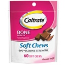 Kaltrate Soft Chews 600 Plus D3 kalsium D-vitamiini täydentää, suklaa tryffeli - 60