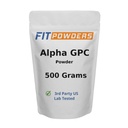 Alfa-GPC Powder 500 Grams, ei-GMO Alpha GPC Supplement Koliini Powder, Vegan, Kolmas osapuoli testattu, Esityö, Muisti ja Focus, Scoop