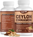 Ceylon Cinnamon Capsules 1200mg Kaneli Bark lisäravinteet kromia, berberiini HCL & Turmeric, Vegan, 120 kapselia, energiaa, aineenvaihduntaa, sydän- ja immuunitukea