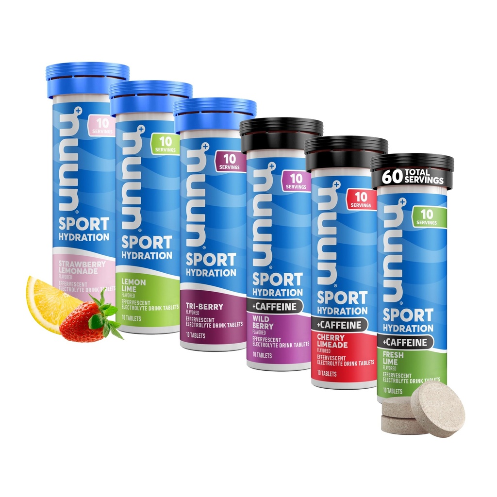 Nuun Sport + kofeiini Elektrolyyttitabletit ...........................