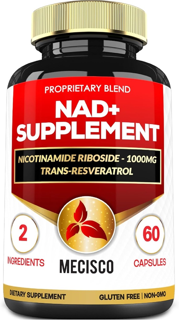2in1 Tillägg med Nikotinamid Riboside & Resveratrol - 60 kapslar för 30 dagar