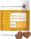 Reggie Morning Multivitamiinit koirille ... Päivittäinen koiran vitamiinipuruja vitamiineilla & Mineraalit immuniteetit, sydän, iho, turkki, nivelet ja digestio...