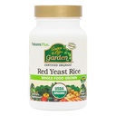 Natures Plus Source of Life Garden Certified Organic Red Yeast Rice - 600 mg, 60 Vegan Capsules - Näringsstöd för övergripande välbefinnande - Vegetarian, Glutenfri - 60 portioner