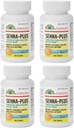 GeriCare Senna Plus Natural Vihanneslaksatiivi jakkara Softener, Docusate Sodium 50mg, Sennosides 8,6mg 100