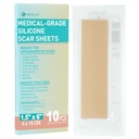 Silikoni Arpi Sheets, 10kpl, Silikoninauha arpi hoitoon, Uudelleenkäytettävä arpi nauhat leikkaus, C-jakso, keloid Bump, Stretch Marks, Palaa, Akne arpi poistaminen, Jokainen 1,5.
