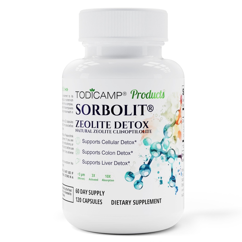 Zeolite Detox Capsules - 120 Zeolite Capsules - 1-2 μm Clinoptilolite Zeolite Detox - 2 kuukauden toimitus Zeolite Clinoptilolite Capsules - Zeolite Sorbolit Detox - Zeolite Pillerit
