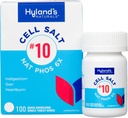 Hylandin nro 10 Cell Salt NAT Phos 6X Tabletit, luonnollinen lievittää närästystä, kaasu, ja ruoansulatushäiriöt, nopeasti ratkaista tabletteja, 100