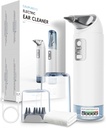 Ear Wax Removal Kit, 360° Electric Ear Cleaner, Ear Cleaning Kit med 4 vattentryckslägen, Earwax Removal Kit för säker öronbevattning Flushing System w/8 Bevattning Tips, Lågt Buller, IP65 Vattentät