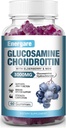 1 pakkaus 3000 mg Glukosamiinikondroitiini MSM Gummies & Elderberry, Extra Strength Yhteinen tuki Terveys, joustavuus, antioksidantti, Immuuni Supplement Gummy aikuisille, Miehet & naiset 60