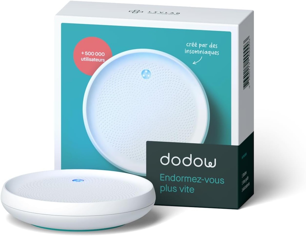 Dodow Sleep Aid -laite - yli 1 miljoonaa käyttäjää ovat pudonneet Nuku nopeammin Dodow!