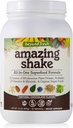 Byond Fresh Amazing Shake, Superfood Formula, Kasviproteiini perustuu, Matala Net Carbs, Wholefood Protein, Aterian korvaaminen, Natural Chocolate Flavor, 999 Grams, valkoinen