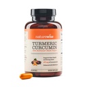 NatureWise Turmeric Curcumin 500mg med Black Pepper Softgels - Extra styrka, förbättrad absorption - 95% Curcuminoids & BioPerine för immunstöd - Glutenfri, icke-GMO - 90 greve[3-månaders leverans]