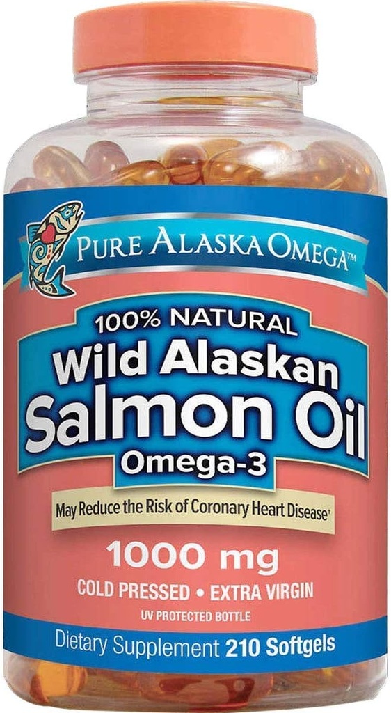 Rena Alaska Omega-3 Wild Alaskan Salmon Oil 1000mg 210 ct