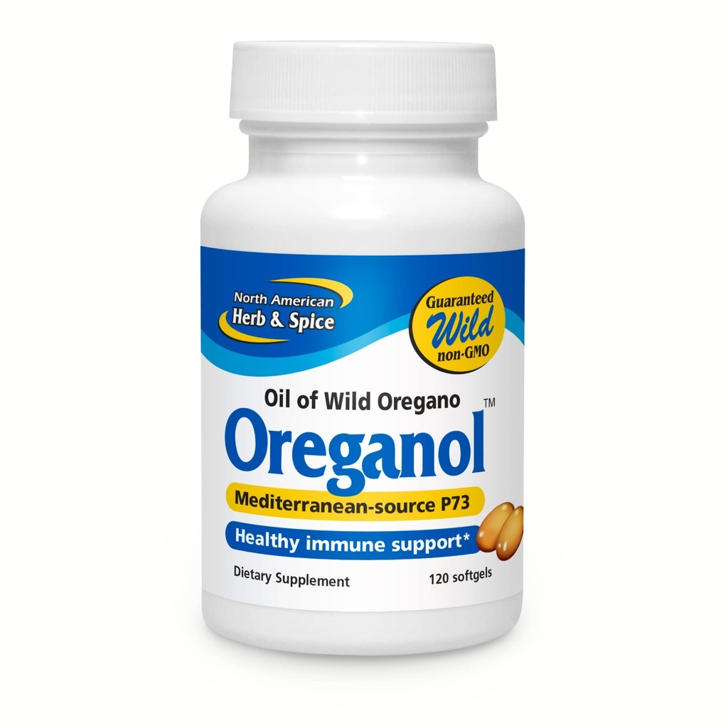 Pohjois-Amerikan Herb and Spice, Oreganol P73 Softgels, 120