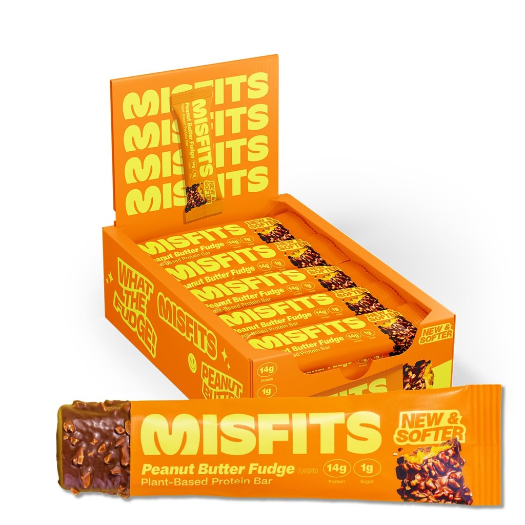 Misfits Vegaaniproteiinipatukat, maapähkinävoin kinkku - Päivitetty resepti