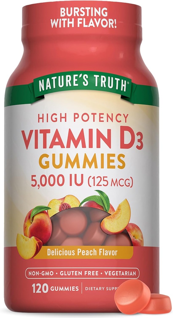 Nature's Truth D3-vitamiini Gummies 
